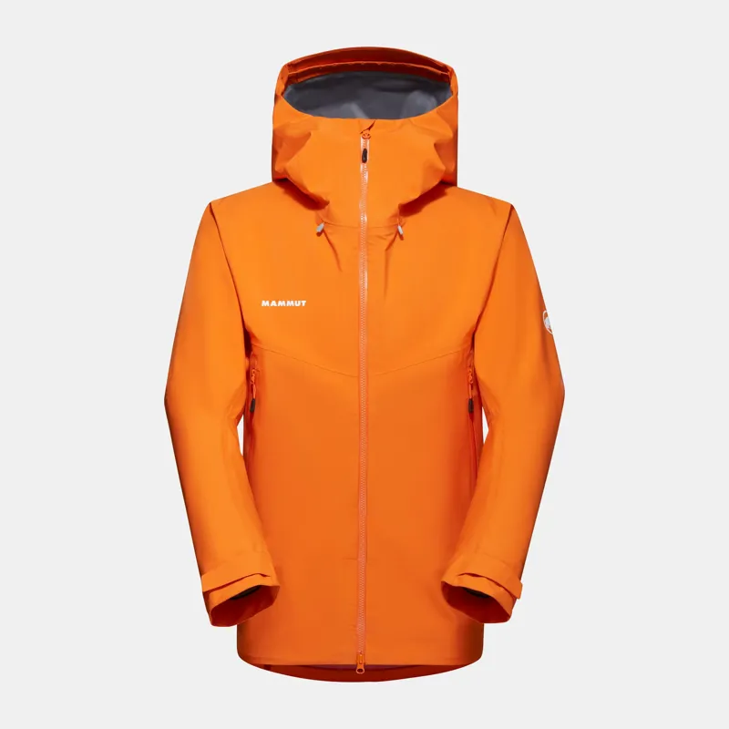 Mammut Crater HS Hooded Jacket in Dark Tangerine